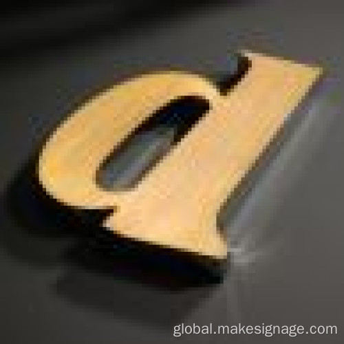 Custom UV Resin Channel Signs Uv Epoxy Resin Channel Sign Factory